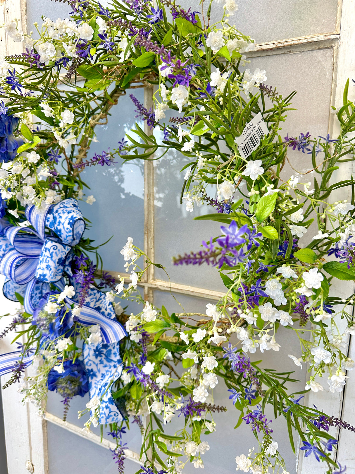 29" Scabiosa Bloom Wreath