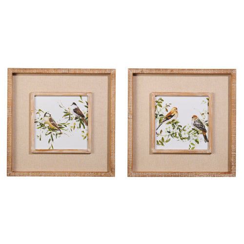 Birds on a Branch Framed Wall Art - 2 Styles