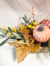 25" Cozy Pumpkin Centerpiece