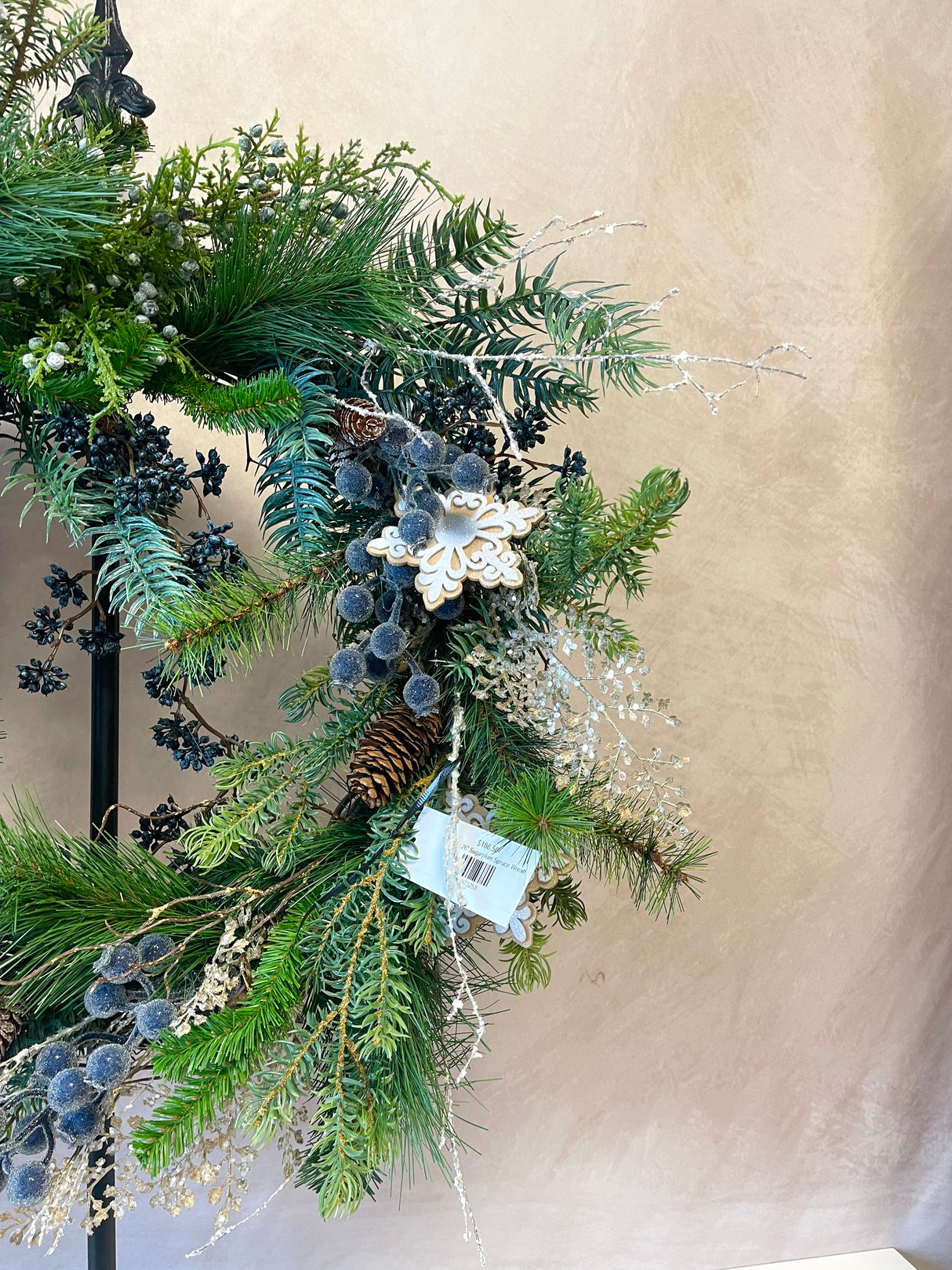 26" Sugarplum Spruce Wreath