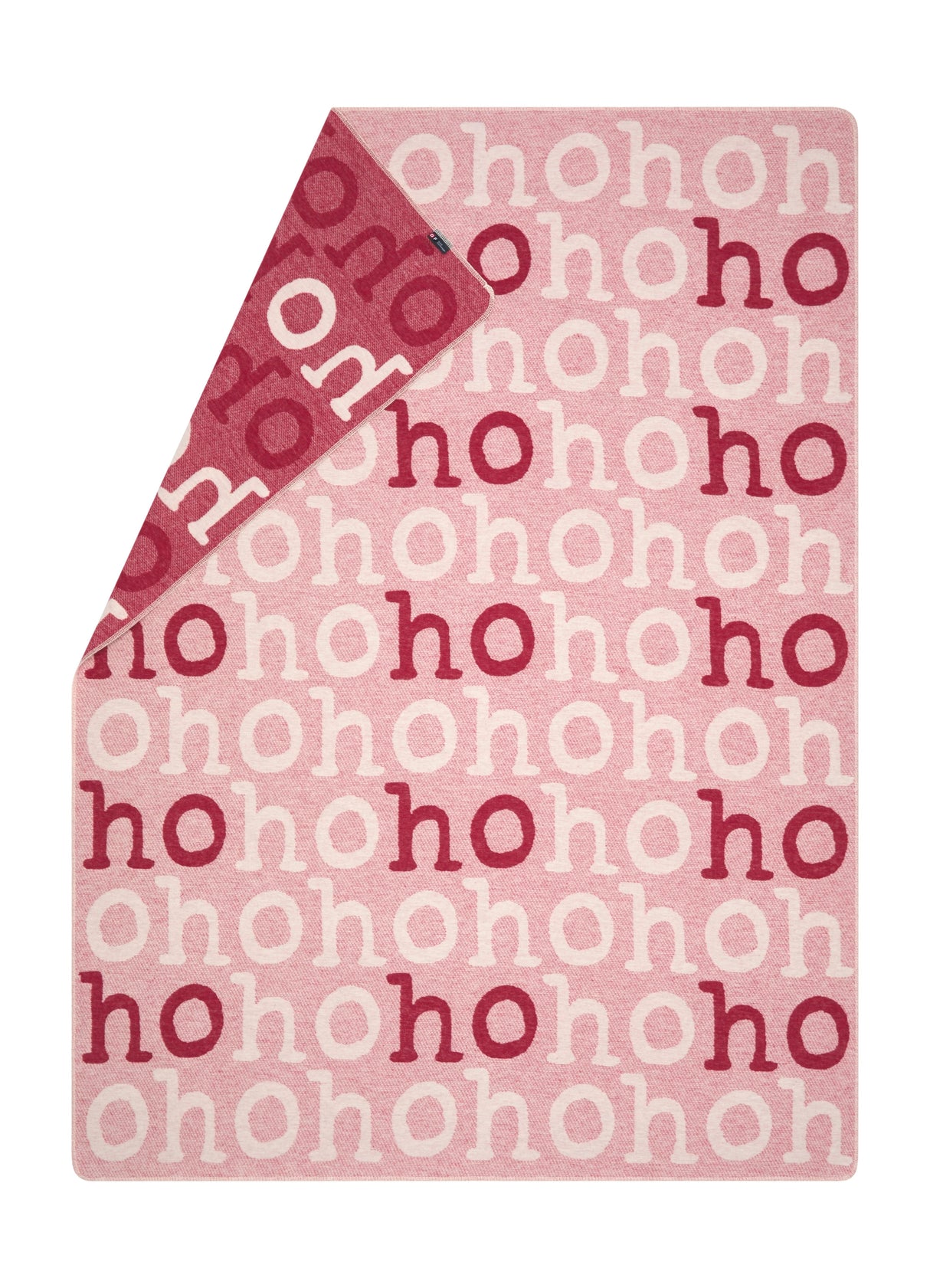 HoHoHo Holiday Cotton Throw Blanket