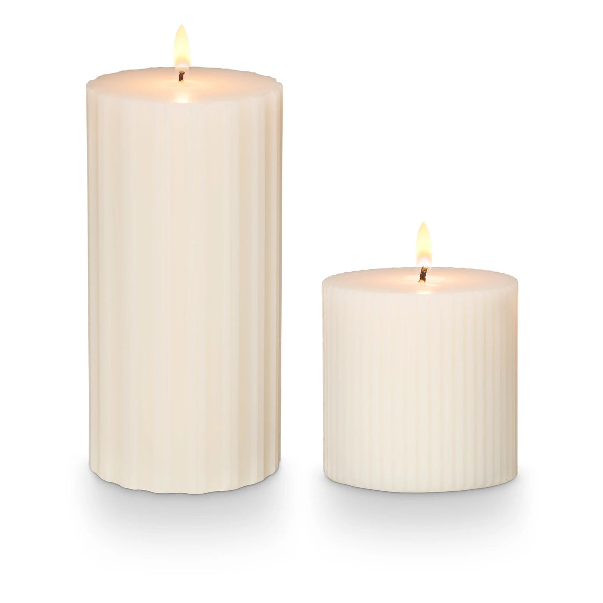 Winter White Fragranced Pillar Candle -2 Sizes