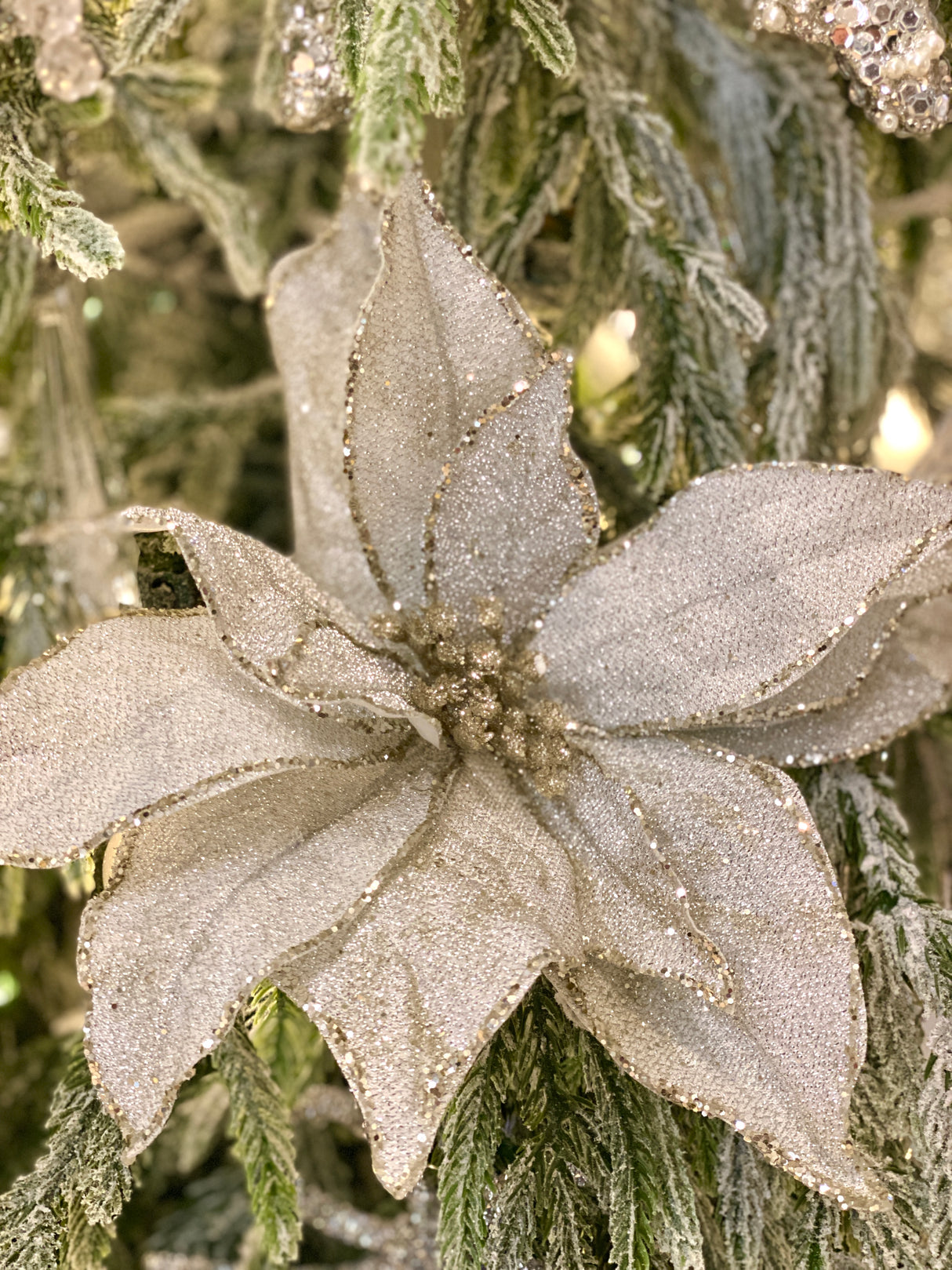Tis The Season Poinsettia Stem