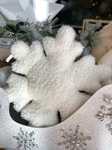 Snow Day Snowflake Pillow