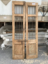 Vintage Iron Bar Door Panels