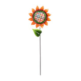 Checkered Pumpkin Metal Pick - 6 Styles