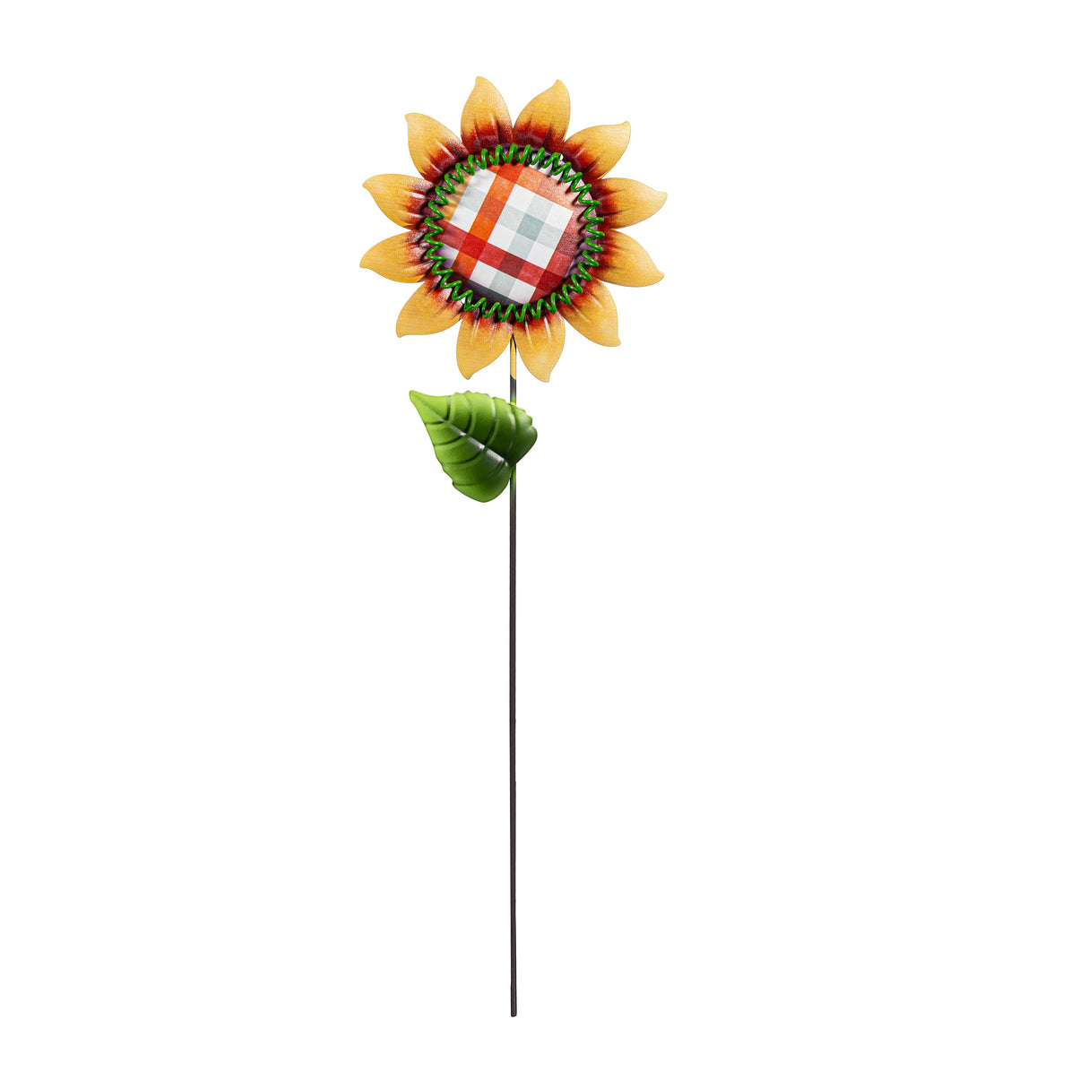 Checkered Pumpkin Metal Pick - 6 Styles
