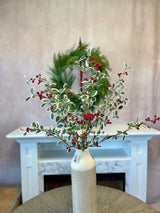 Nice List Variegated Holly Spray