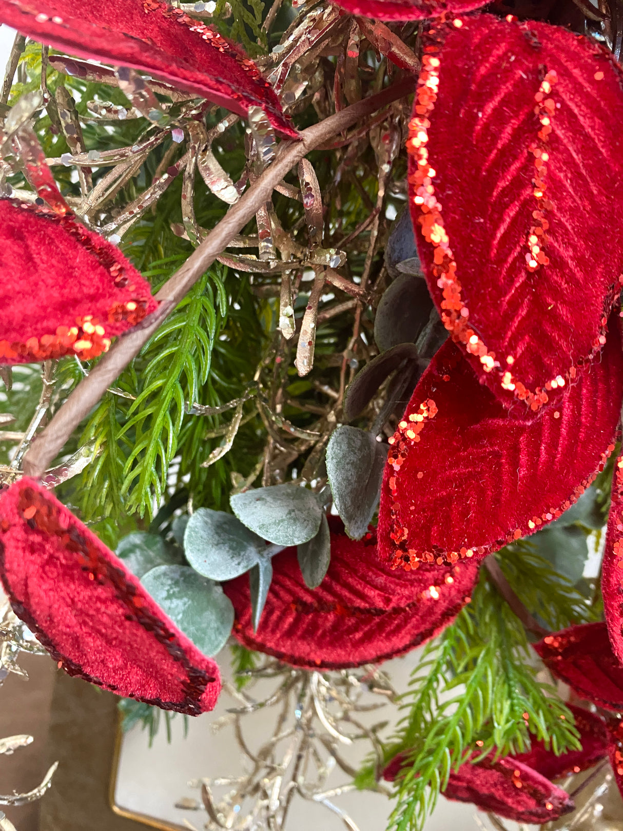 26" Festive Forest Lantern Swag