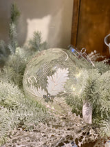 Frosted Pine Lighted Table Ornament