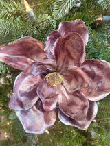 Mauve Holiday Magnolia Spray