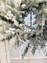 21" Icy Arctic Blast Wreath