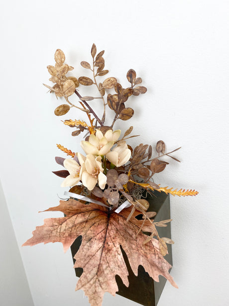 14" Dancing Leaves Mini Wall Planter