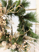 20" Champagne Toast Wreath