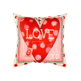 Vintage Valentine 18" Interchangeable Pillow Cover