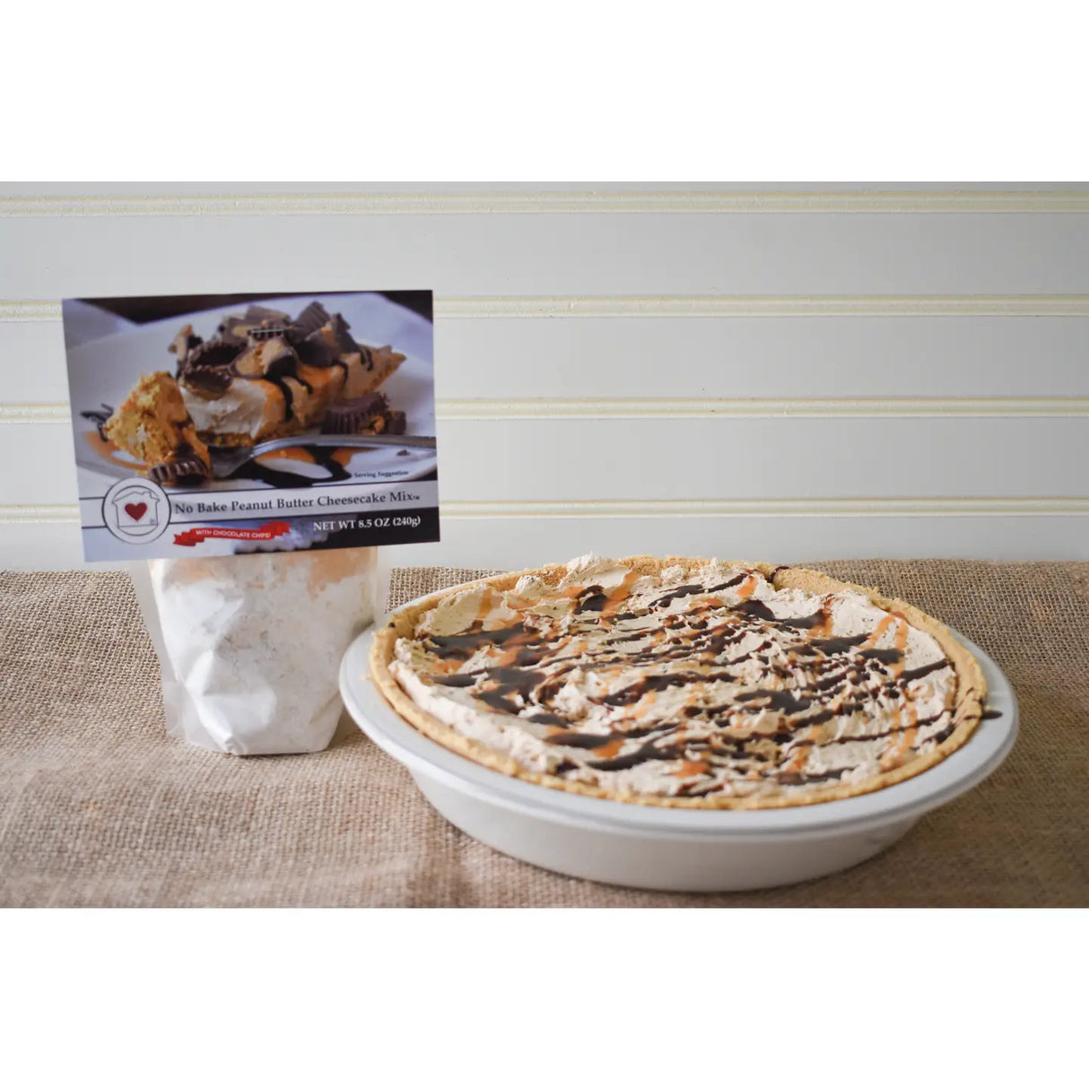 No Bake Peanut Butter Cheesecake