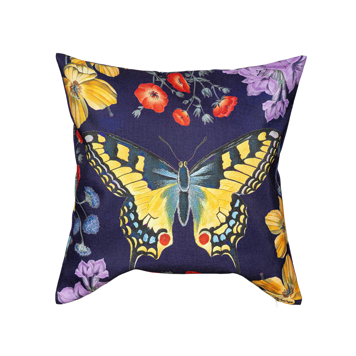 Butterfly Garden 18" Interchangeable Pillow Cover