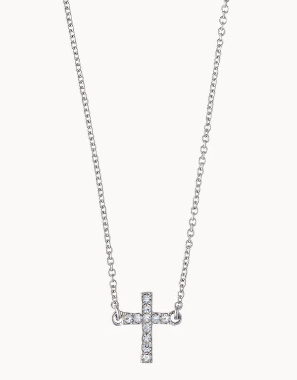 Sea La Vie Necklace Silver Have Faith/Cross