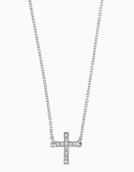 Sea La Vie Necklace Silver Have Faith/Cross