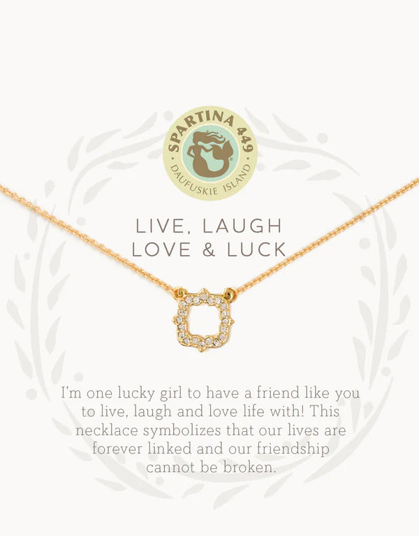 Sea La Vie Necklace Luck/Quatrefoil