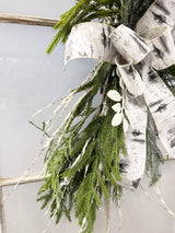 27" Winter Cuddles Teardrop Swag