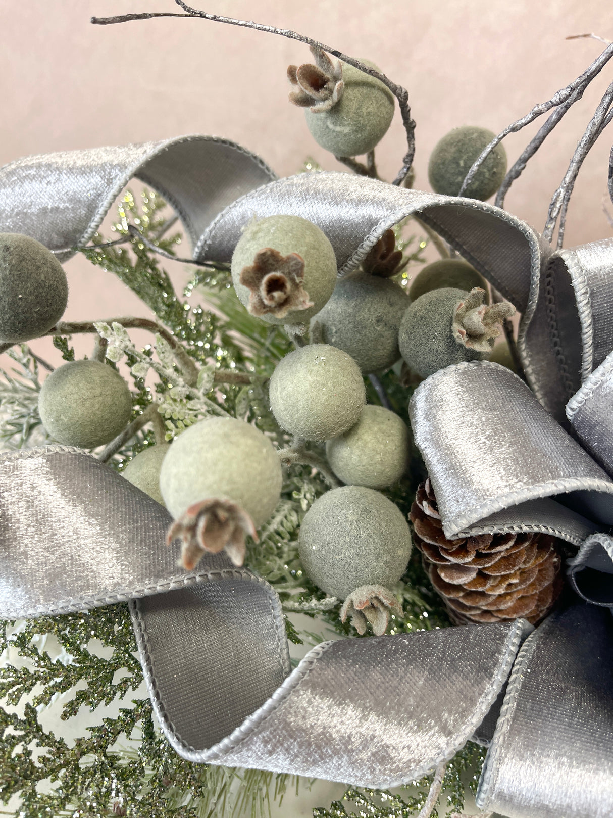 23" Blue December Swag