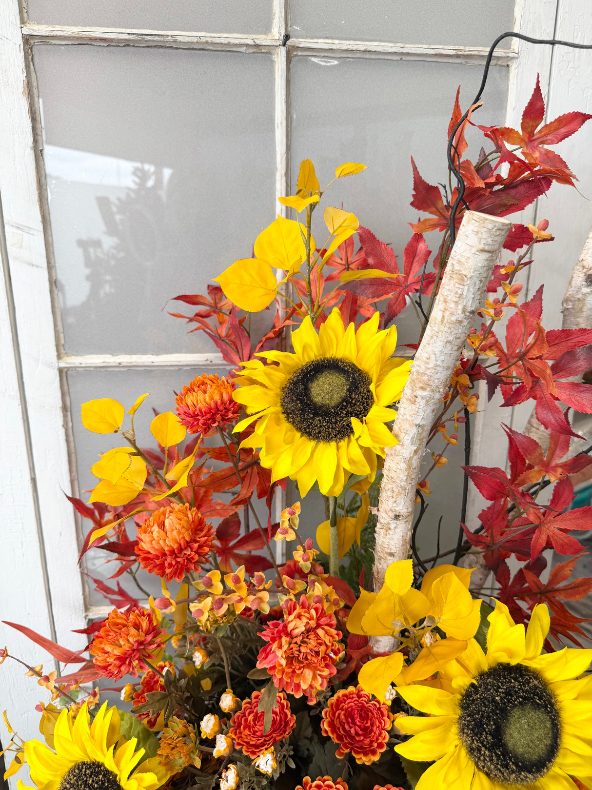 41" Autumn In New York Porch Pot