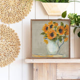 Lotties Sunflowers Wood Art