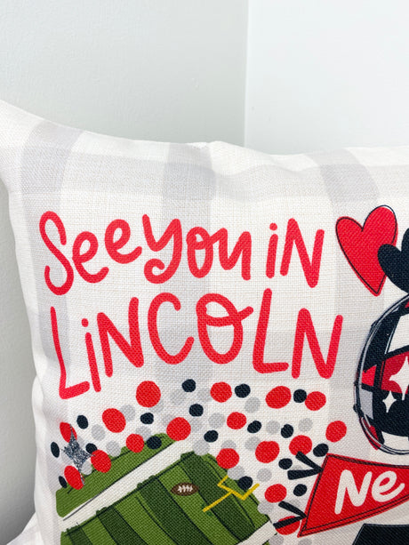 See You In Lincoln Pillow