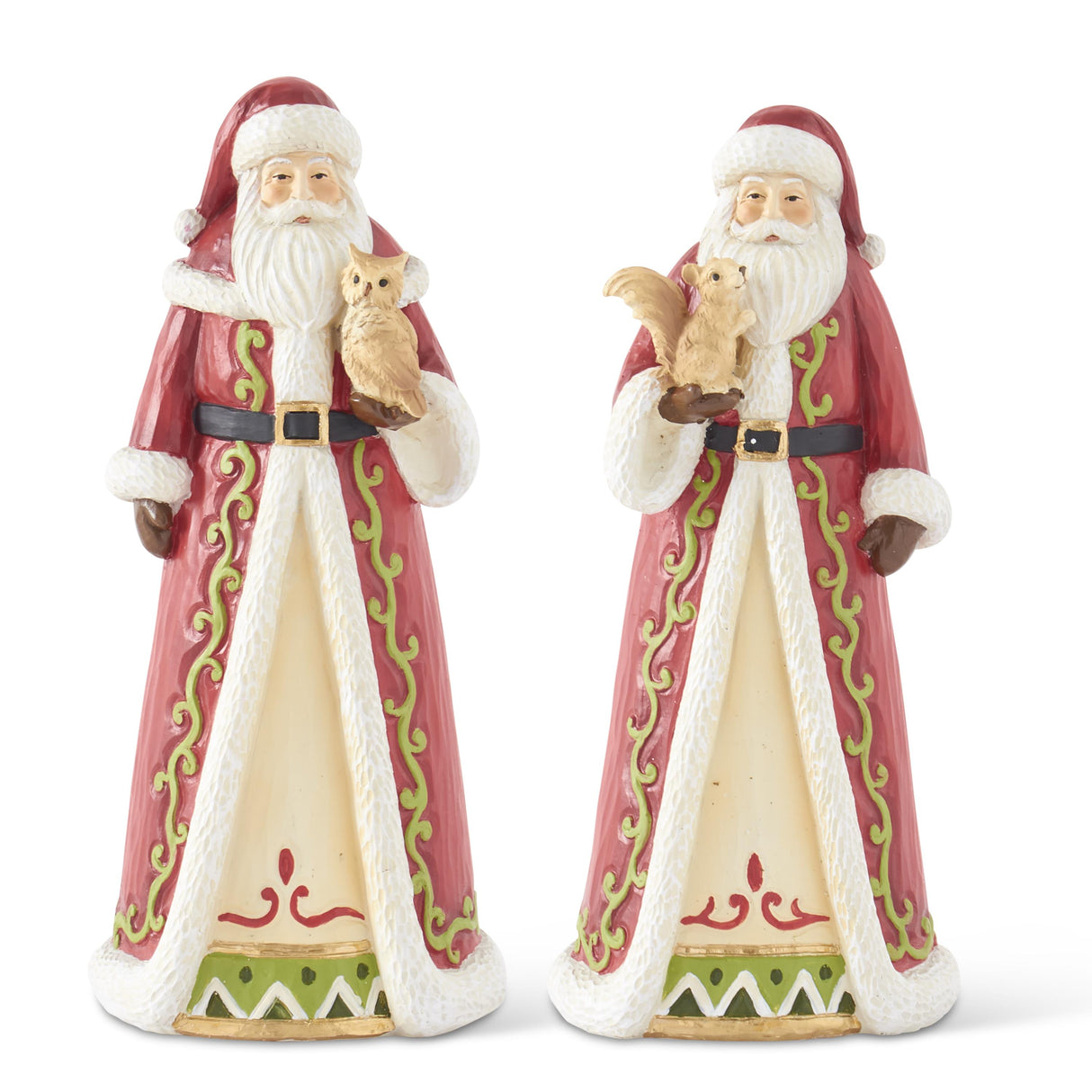 Christmas Eve Resin Santas -2 Styles