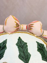 Velvet Ornament Embroidery Pillow