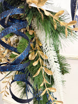 30" Golden Night Teardrop Swag