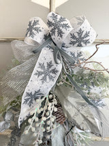 21" Silent Night Sparkle Swag