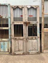 Vintage Iron Bar Door Panels