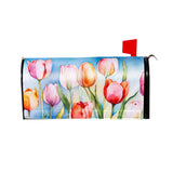 Tulip Fields Mailbox Cover