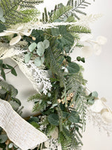 28" Winter Morning Frost Wreath