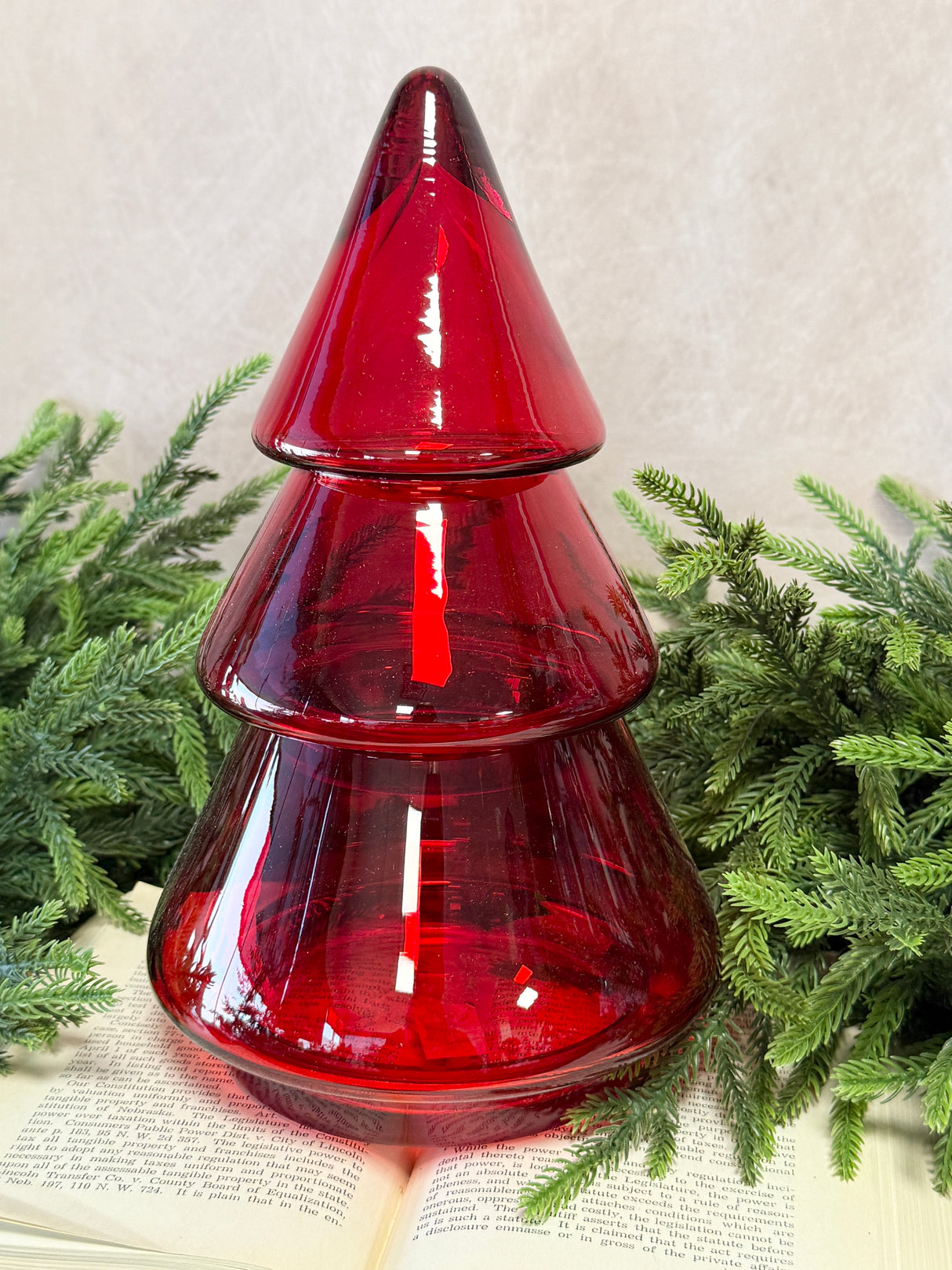 Ronda Red Glass Tree