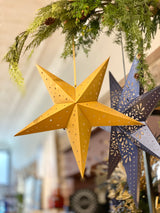 Gold Star Paper Ornament