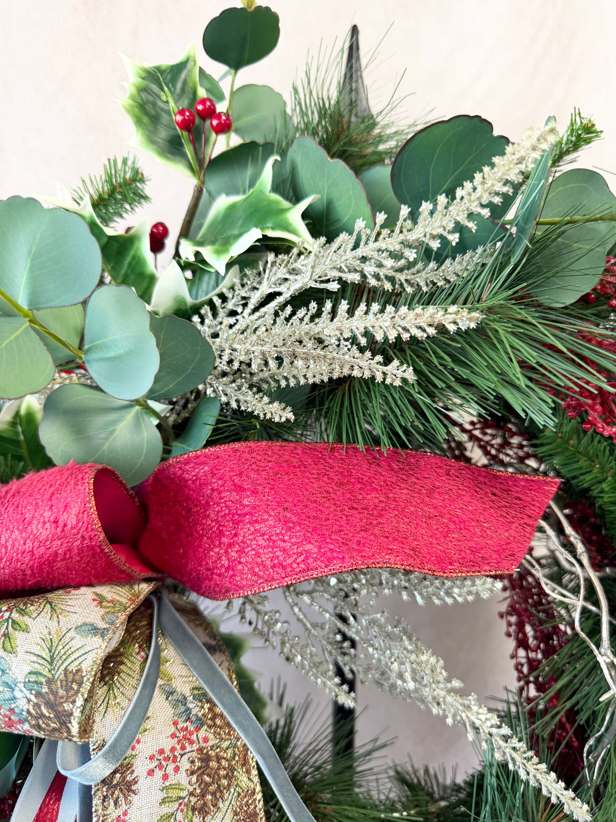 31" Handmade Christmas Wreath