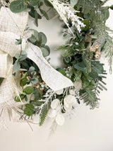 28" Winter Morning Frost Wreath