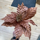 Pressed Rust Poinsettia Stem