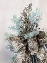 26" Shimmering Pinecone Swag