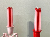 Christmas Gift Unscented Taper Candles Set of 2