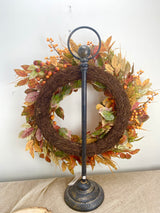 30" Berry Wheat Wreath