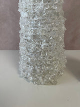 18" All Ice Beaded Cone Tree