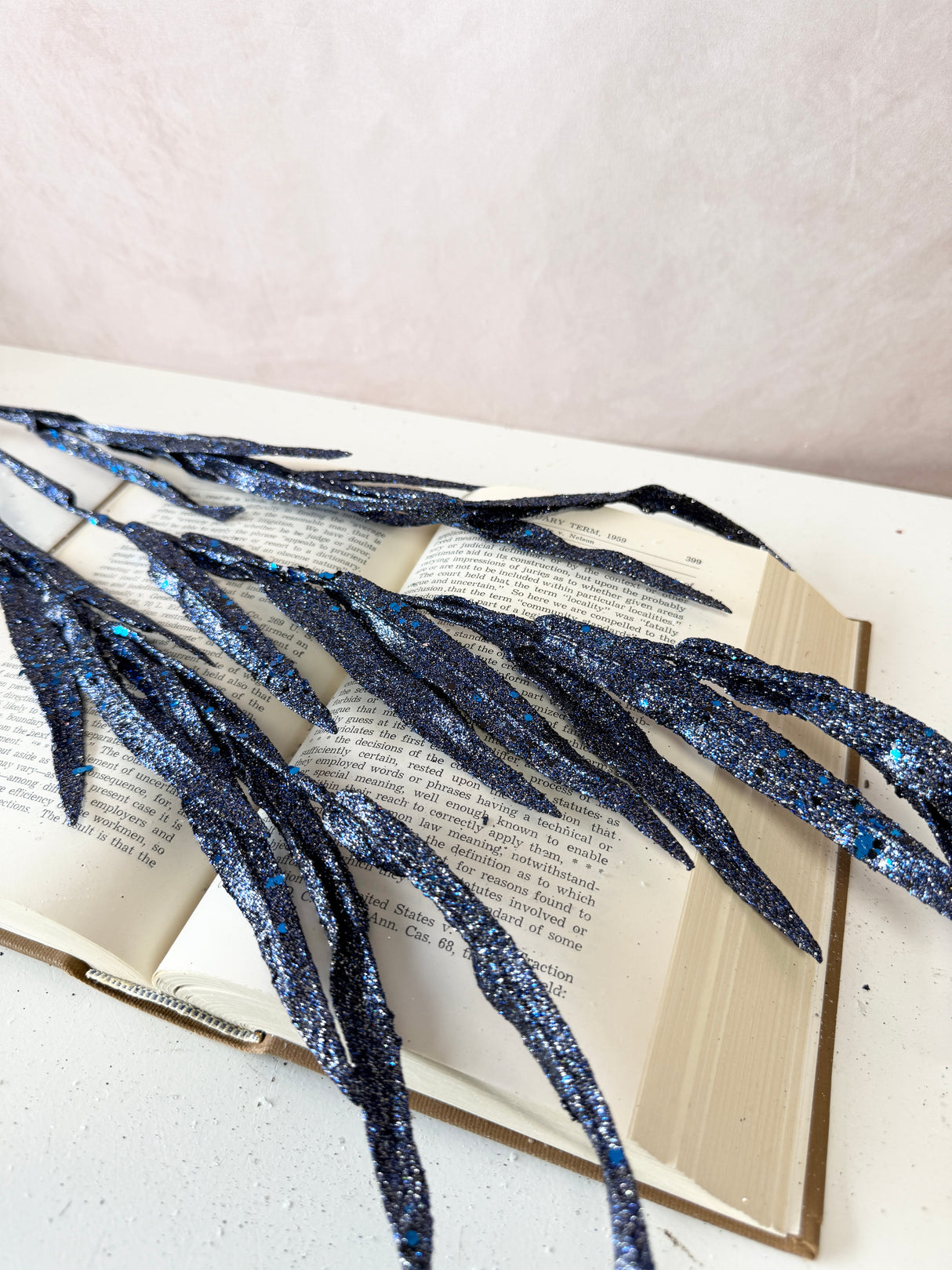 Midnight Blue Blade Grass Spray