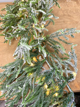6' Frost Oversized Norfolk Lighted Garland