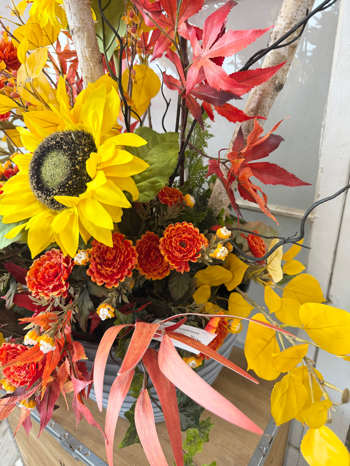 41" Autumn In New York Porch Pot