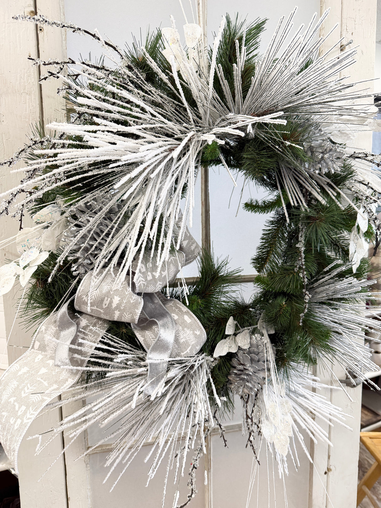 29" Long Winters Day Wreath