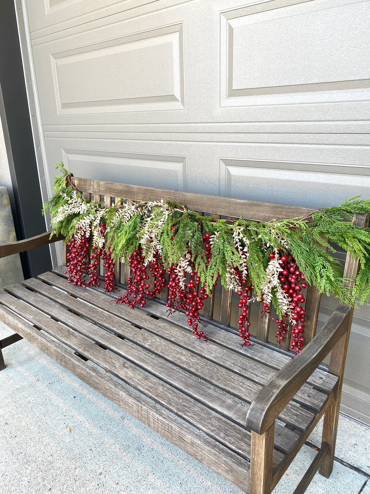 64" Woodland Berry Cascade Garland